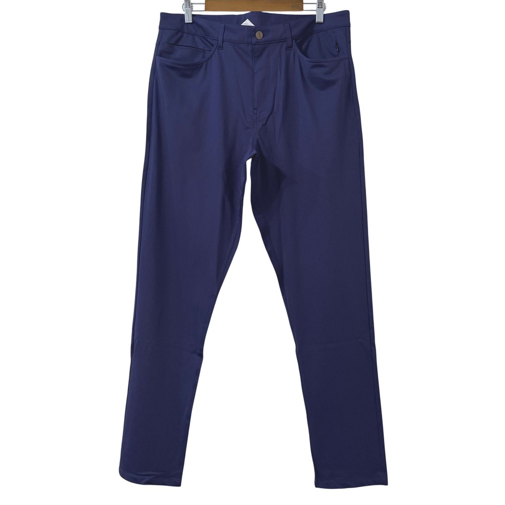 Barbell Apparel Athletic Pants Mens 36x32 Navy Blue Casual Performance Athletic